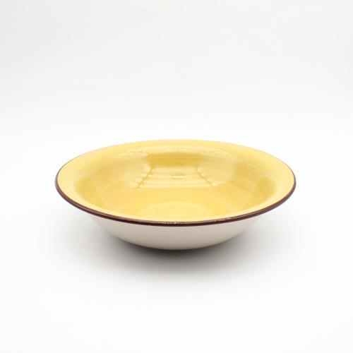 placas de cerámica minimalista amarilla placas de cerámica lisas