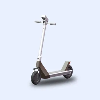 Shock-absorbing two-wheeled sharing electric scooter