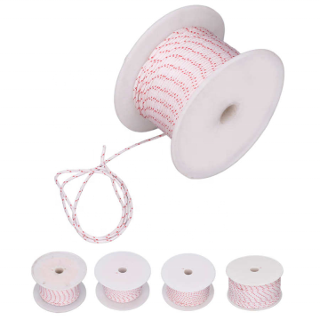 100m 3/3,5/4 mm diameter nylon trekstart touw voor terugslagmotor, geschikt voor de meeste kettingzagen en grasmaaiers