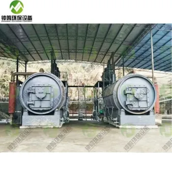 Automatic Pyrolysis Plastic to Oil Plant with CE