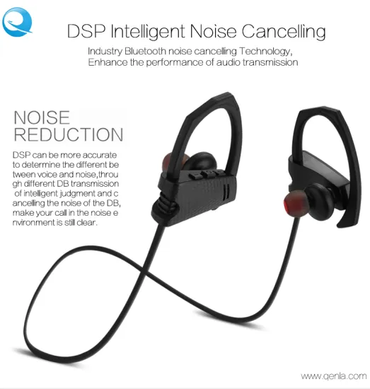Superior stereo sound bluetooth earphones wireless sports headsets, version 4.1 waterproof