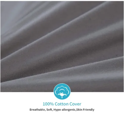 Luxurious White Goose Down Travel Comforter
