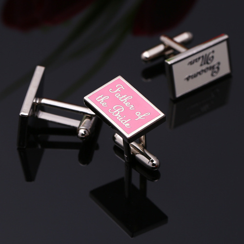 Custom Color Latest Fashion Wedding Men's Cufflink