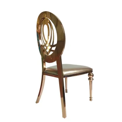 Customization Wedding Stainless Steel Dining Chair