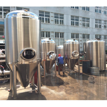 Réservoir de fermentation de bière en acier inoxydable fermentor conique