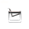 Marcel Breuer Metall Leder Wassily Lounge Sessel