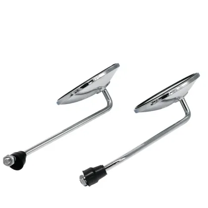 Motorcycle Back View Rearview Mirrors  Side Mirrors Round Mirror