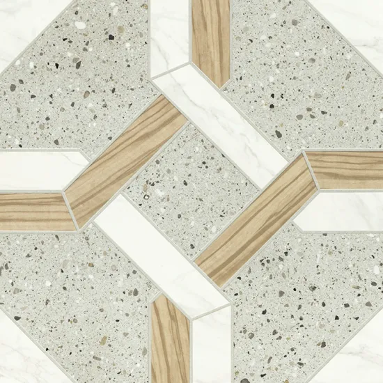 Terrazzo Decoration 60x60cm Ceramic Porcelain Floor Tiles