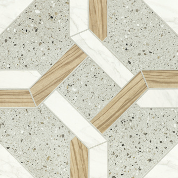 Terrazzo Decoration 60x60 ซม. กระเบื้องปูพื้นเซรามิก