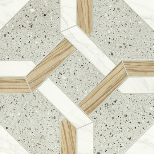 Διακόσμηση Terrazzo 60x60cm κεραμικά πλακάκια πορσελάνης από πορσελάνη