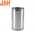 JAH Decorative Metal Small Trash Can Wastepaper Basket