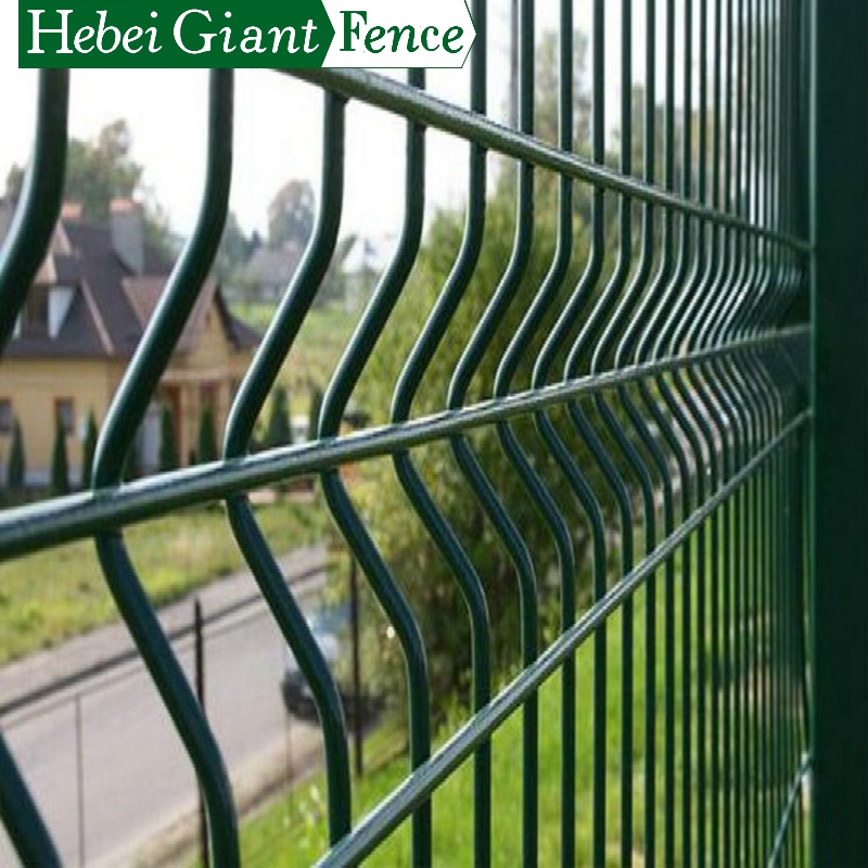 3D Curvy Triangle Bending Welded Wire Mesh Fence