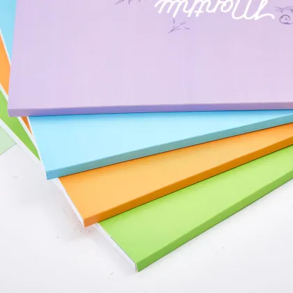 Paper hardcover daily meal activity monthly notepad