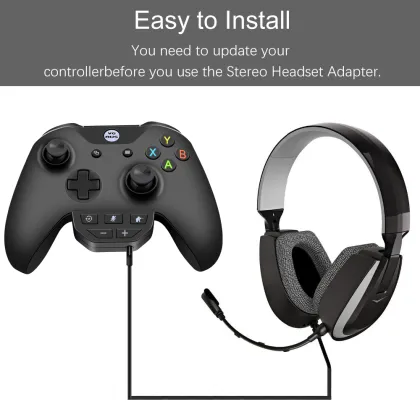 X-One Wireless Gamepad Stereo Headset Adapter Controller