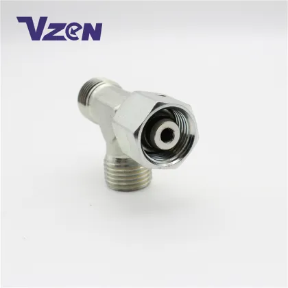 Factory Direct Parker EL Nut Run Tee Fittings with Swivel Nut - Carbon Steel Pipe Fittings