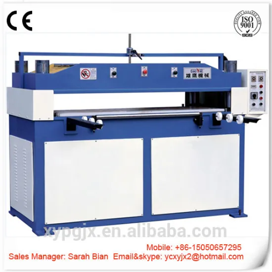 Xiongying Four column hydraulic plane leather splitting/leather cutting press machine