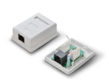 1 Port UTP RJ45 Outlet Box rj45 junction box