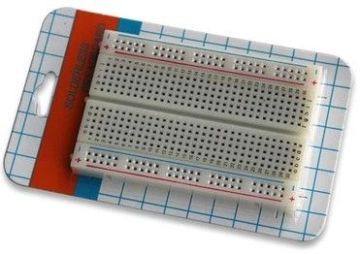 400 Hole Solderless Bread Board , Non-transparent Arduino Breadboard , White