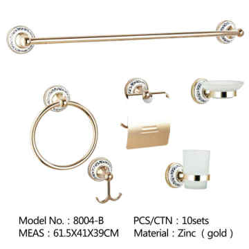 Wall Mount Gold Toilet Paper Holder with Shelf