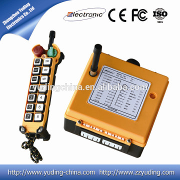 Remote Control for crane with two hoists and two trolleys