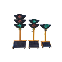 300mm 400mm Solar Mobile Portable Traffic Light For Emergency