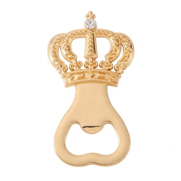 Bomboniere per matrimoni in corona d'oro di alta qualità - Apri di bottiglie di cavatappi in lega di zinco in metallo