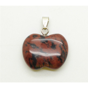 Apple Shape Red Jasper pendant