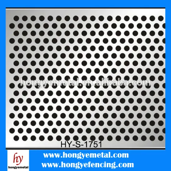 Stainless Steel Perforated Metal Punching Hole Perforated Plate Mesh
