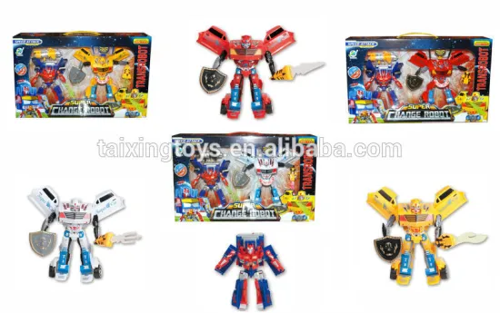 Newest Kids Toy Robots DIY robot toys with light