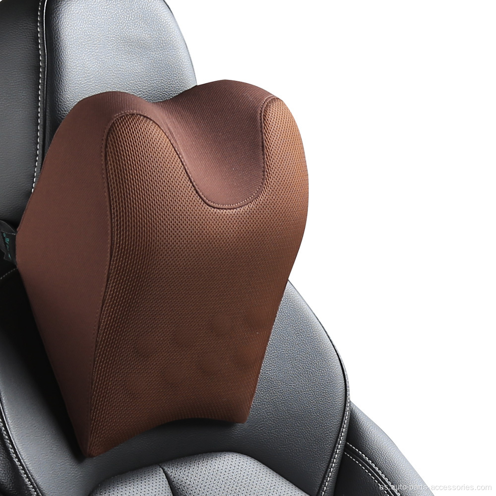 Almohada de asiento de automóvil Headrest espuma de memoria transpirable cómoda