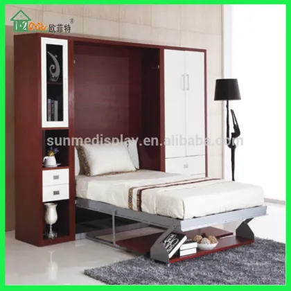 Factory sales Murphy bed furniture Murphy bed wall units bed with table