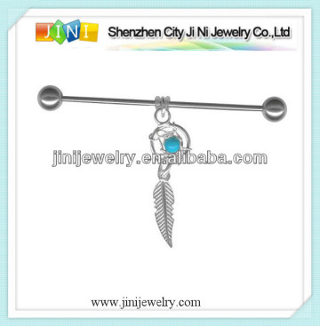 charms body jewelry industrial piercing barbell