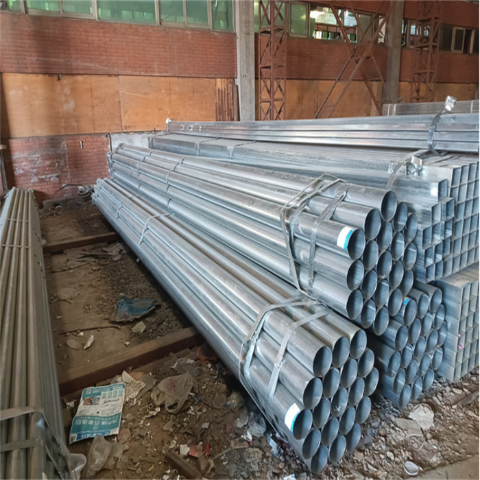 S235JR الساخنة مغموسة أنبوب الفولاذ المجلفن