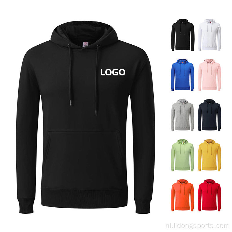 Groothandel hoodies unisex hoogwaardige ritssluiting op hoodie