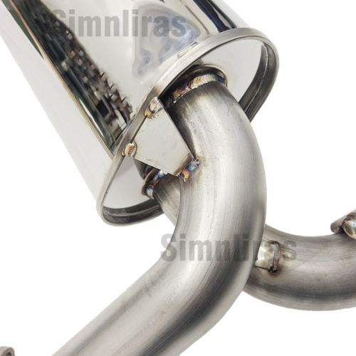 Elektryczny układ wydechowy z zaworem dla Nissana 350Z z lat 03-08 – opcje końcówek z włókna węglowego lub tytanu