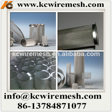 KANGCHEN stainless steel punching filter cartridges .