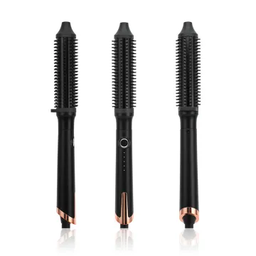 PTC Ceramic Heated Hair Curler for Volume Smoothing Brush