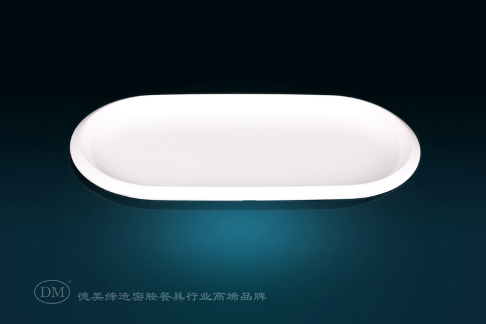 11 Inch Melamine Oval Shape Plate