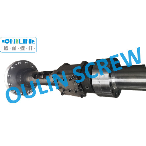 Screw and Cylinder for Crushed PE Double Stages Recycling Pelleting