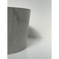 Moderne matte ovale Betonbadewanne