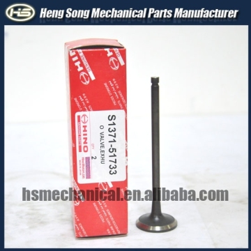 excavator engine parts J08 intake exhaust valves in stock