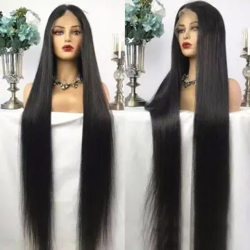 wholesale Straight Lace Frontal Human Hair Wigs Brazilian Transparent HD Lace 30 32 inch Lace Front Closure Wig For Women