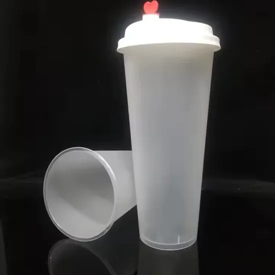 Injection milktea Plastic Cups With Lid