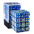 Bescon Moonstone 12mm 6 Sided Dice 36 in Brick Box, Semi Translucent Shimmery, 12mm Six Sided Die (36) Block of Moonstone Dice