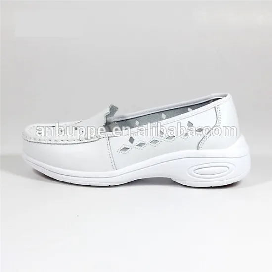 white anti slip breathable hospital nurse shoes