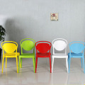 Eames Colored Stacking Weiß Plastik Esszimmer Stuhl