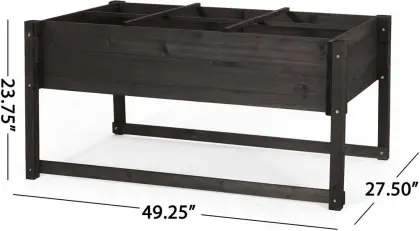 Christopher Knight Home Robin Planter Dark Gray