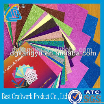 Colorful glitter paper