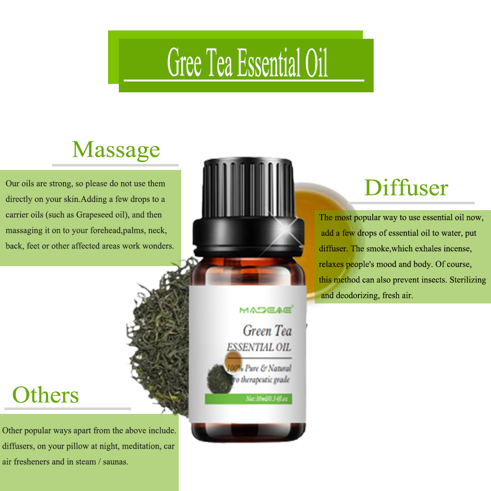 Water-Soluble Green Tea Essential Oil For Aroma Diffuser