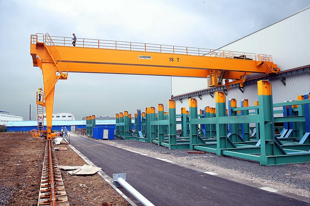 Kit de grue à gantry en poutre unique en cours d&#39;exécution